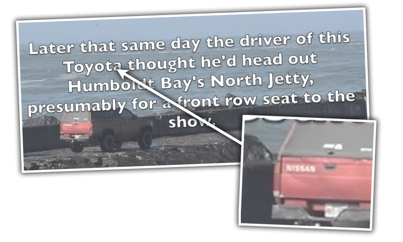 Illustration for article titled Idiot Drives Truck Onto Jetty During High Surf Advisory, Has To Be Helicoptered Out